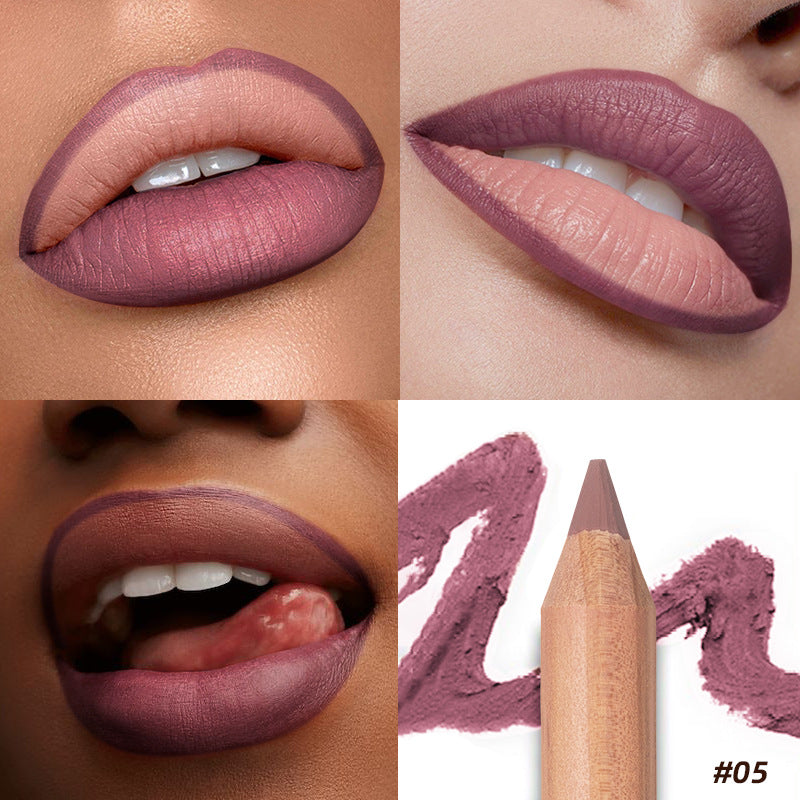 Crayon à lèvres mat 8 couleurs, maquillage beauté.