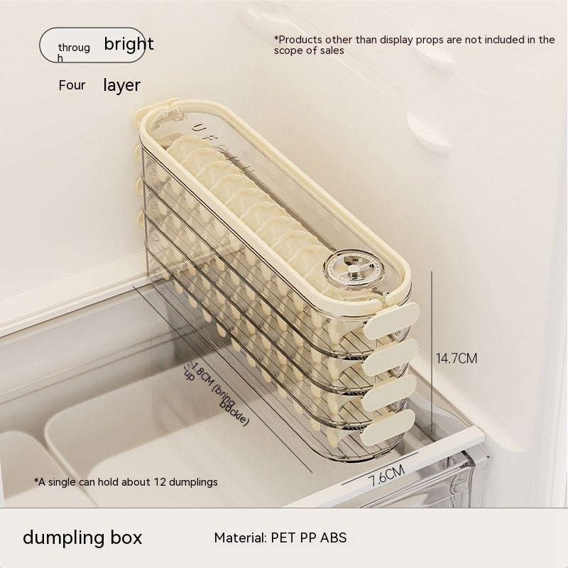 Gap Instant Dumpling Storage Box Refrigerator Household Food Grade