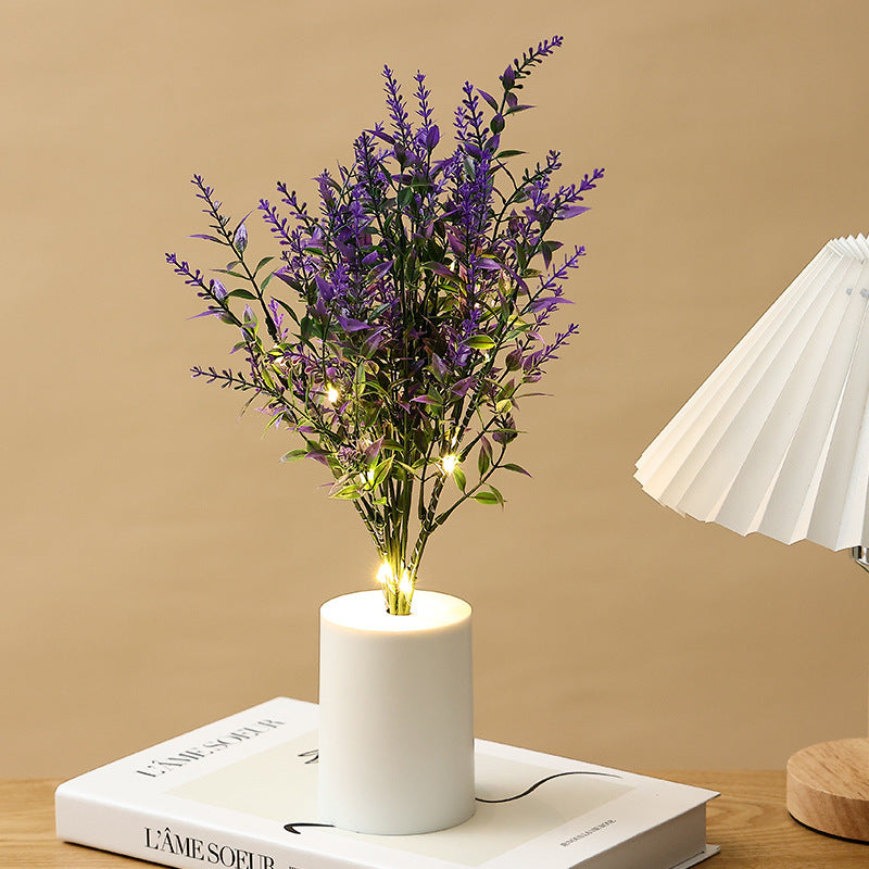 Lampe de chevet petite veilleuse lavande