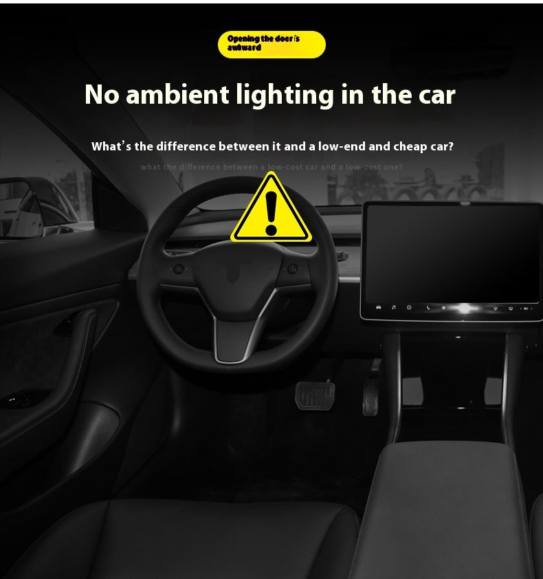 Lampe d'ambiance de voiture Lumière d'ambiance LED magnétique sans fil pour l'aménagement intérieur de voiture