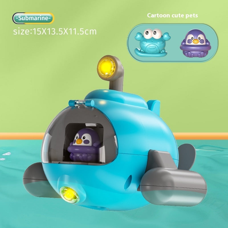 Jouets de Bain Sous-marin Catapulte Lumineux