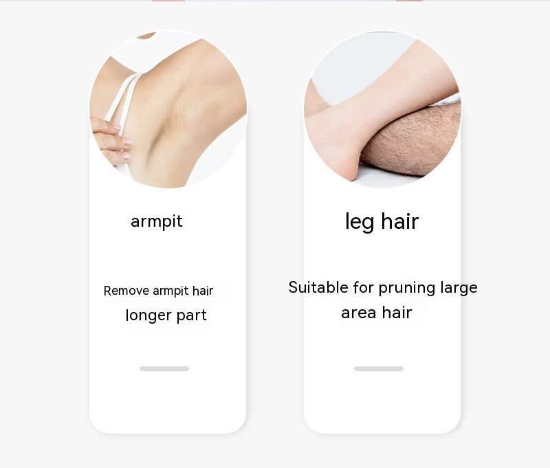 Mini Rasoir Électrique Portable pour Femme, Épilateur Domestique Jambes Aisselles