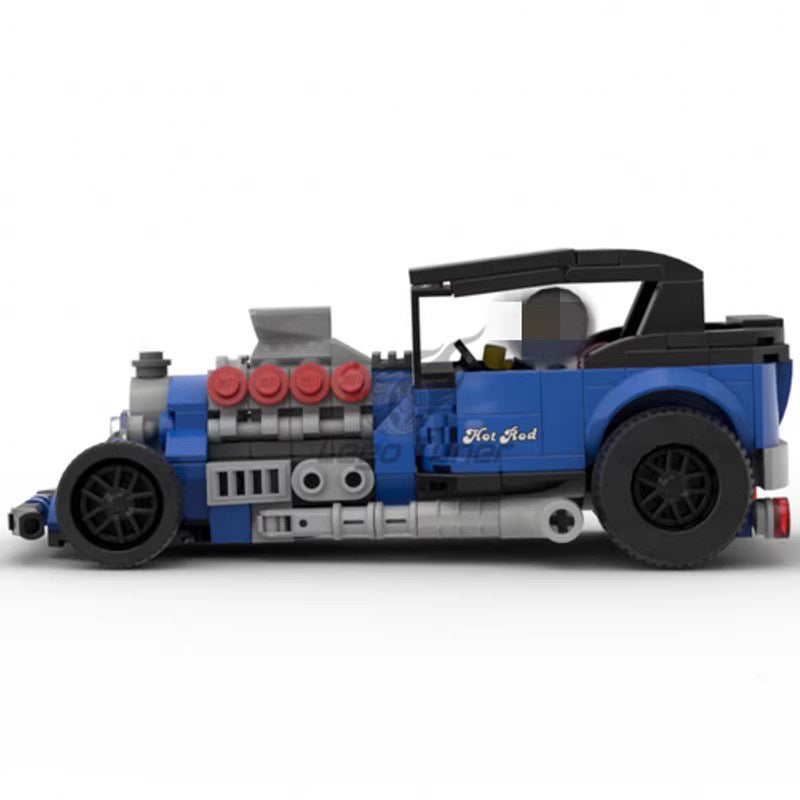 MOC-104840V8 Puzzle de voiture modifié Blocs de construction assemblés à la maison Jouet Modèle Cadeau pour garçon