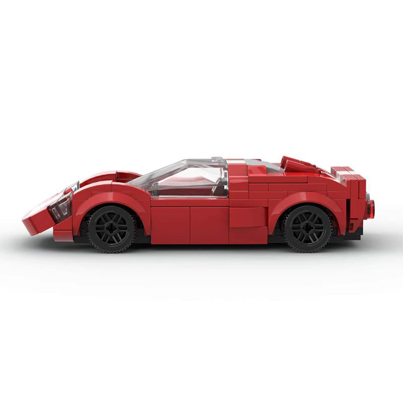 MOC-103233 GT40 Mk1 Toy Boy Kit de blocs de construction de voiture de course Maquette de voiture
