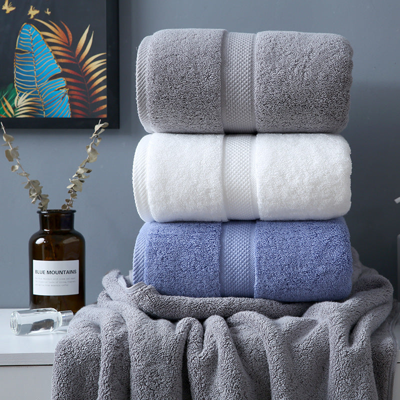 Serviette de bain en coton longues fibres épais grande taille de classe A