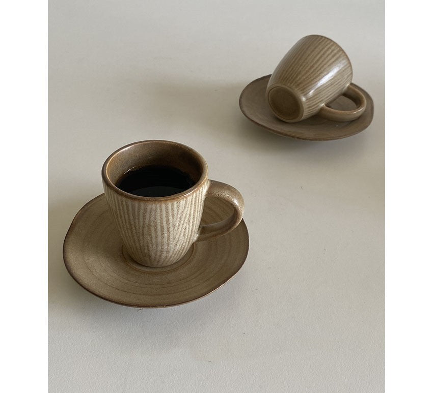 Tasse à café en céramique vintage pour expresso
