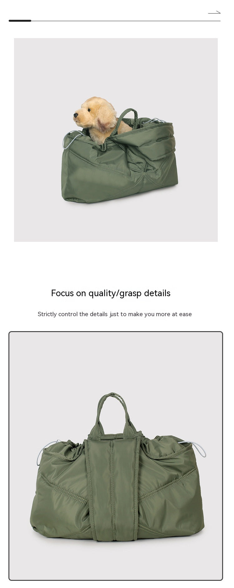 Sac de transport pour chat et chien