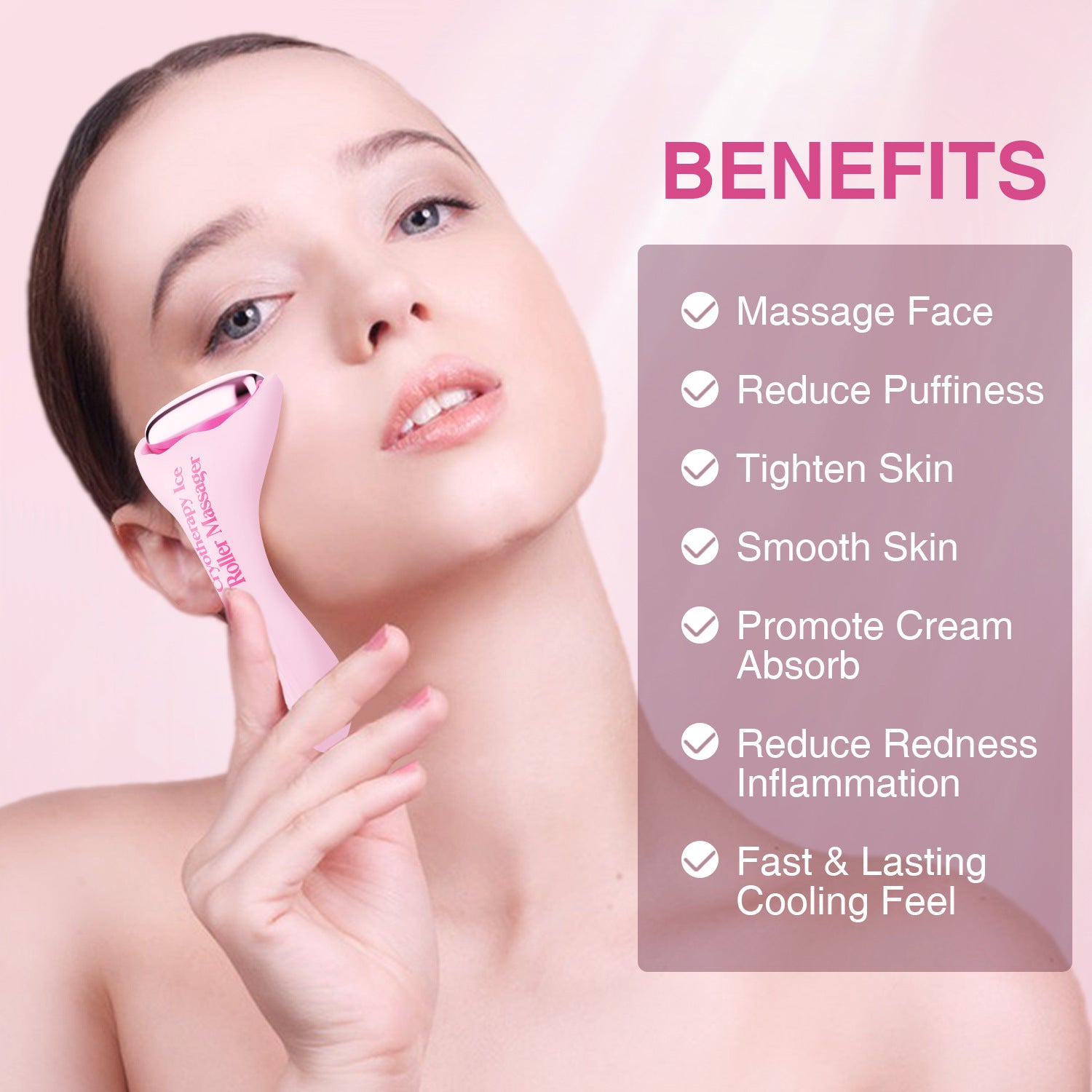 Outil de beauté à rouleau pour le lifting du visage et la promotion de l'absorption