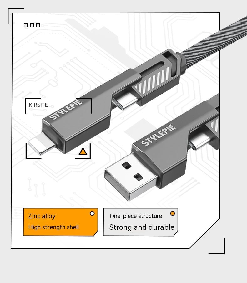 Four-in-one Fast Charge Data Cable