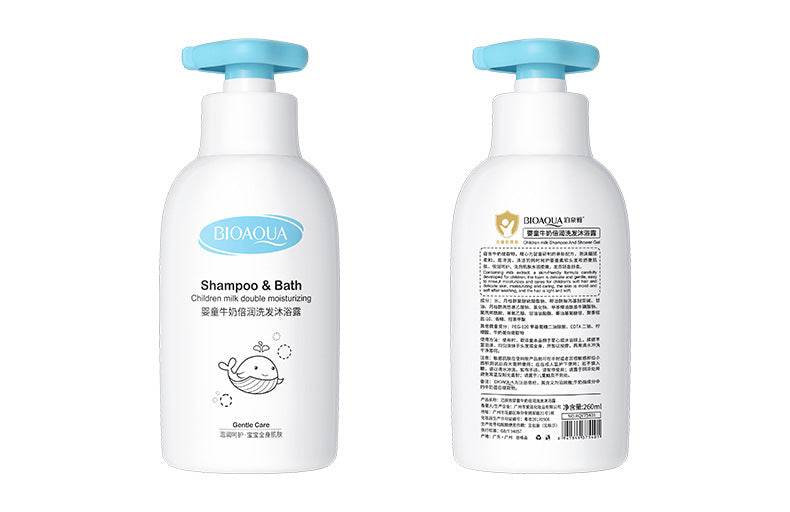 Lait de bébé Hydratant Cheveux & Corps Shampooing Hydratant pour la peau