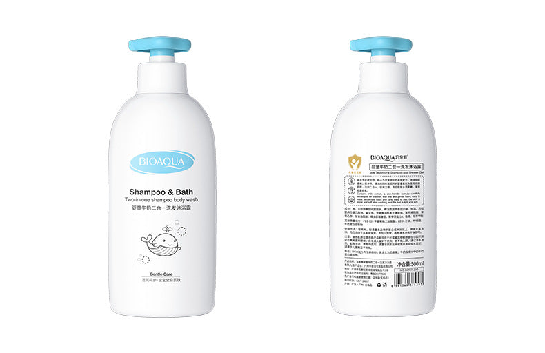 Lait de bébé Hydratant Cheveux & Corps Shampooing Hydratant pour la peau