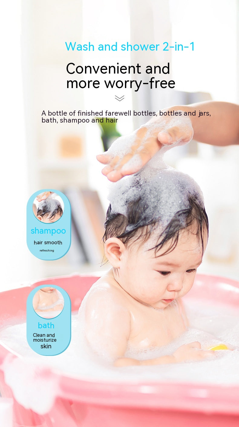 Lait de bébé Hydratant Cheveux & Corps Shampooing Hydratant pour la peau