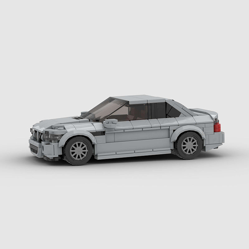 Running Car Building Block Small Particle MOC Puzzle Technology DIY Toy