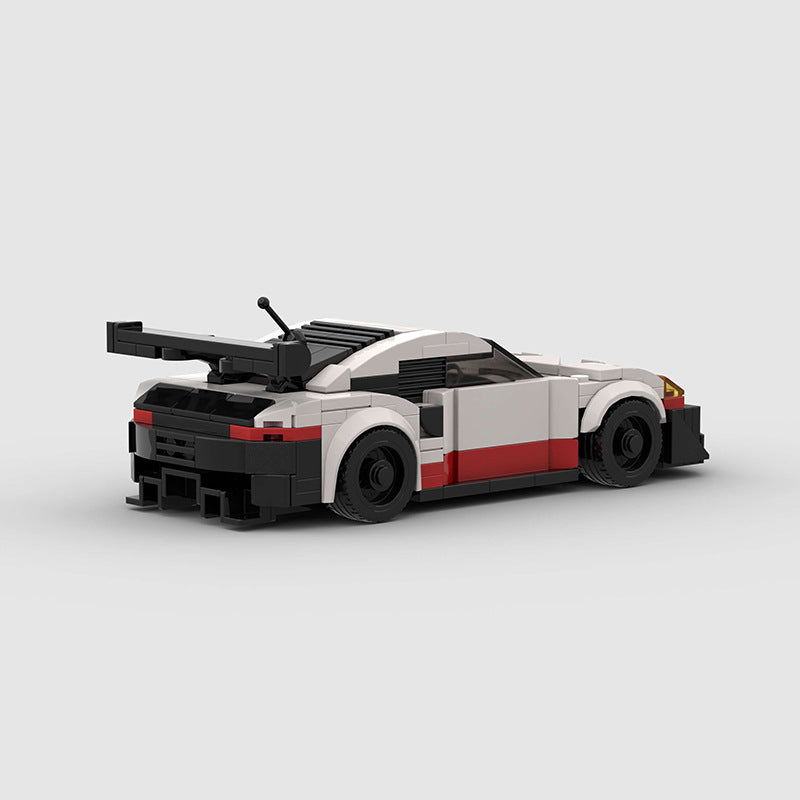 Running Car Building Block Small Particle MOC Puzzle Technology DIY Toy