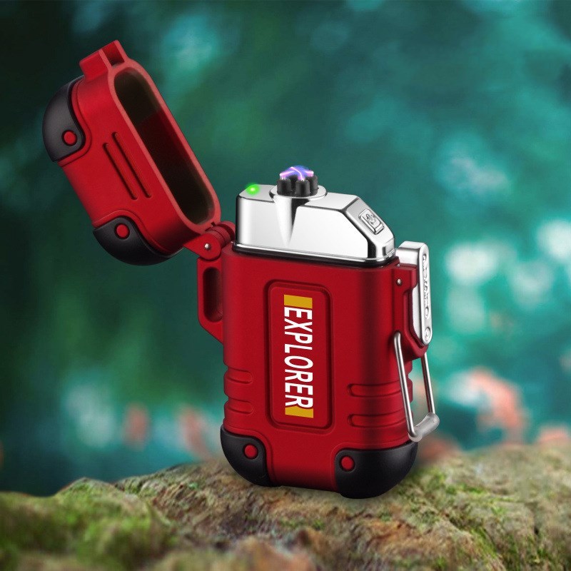 Windproof and silent cigarette lighter
