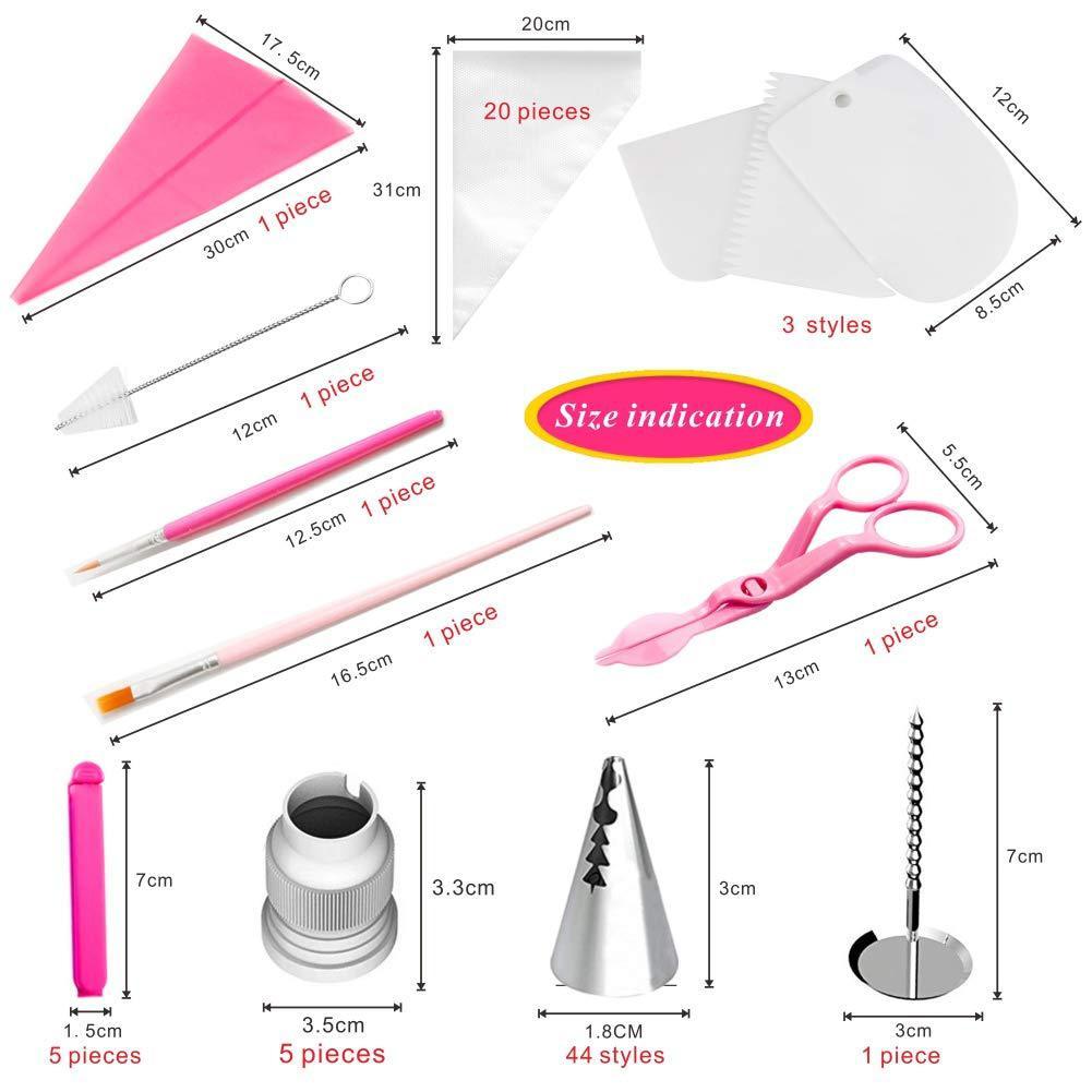 Glaçage Pâtisserie Colorant Ustensiles Crème Modelage DIY Douille