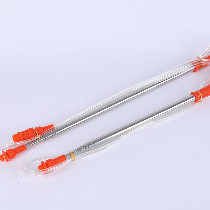 Stainless steel telescopic fishing rod