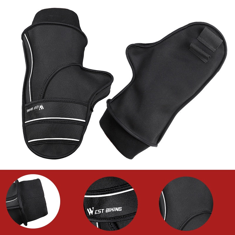 Bicycle Wind Proof Handle Cover Winter Warm Hand And Wind Proof Gloves
