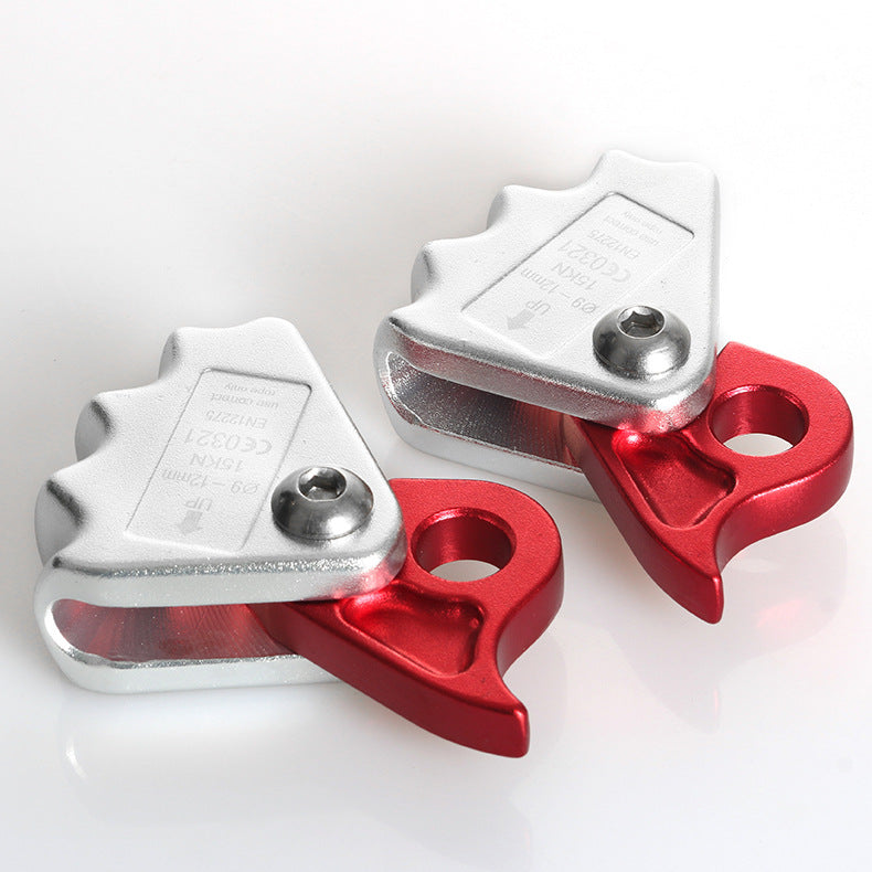 Pince autobloquante pour corde d'escalade de 9 à 12 mm