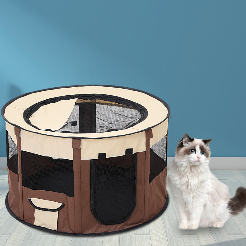 Tente pliable fermée pour chiens et chats