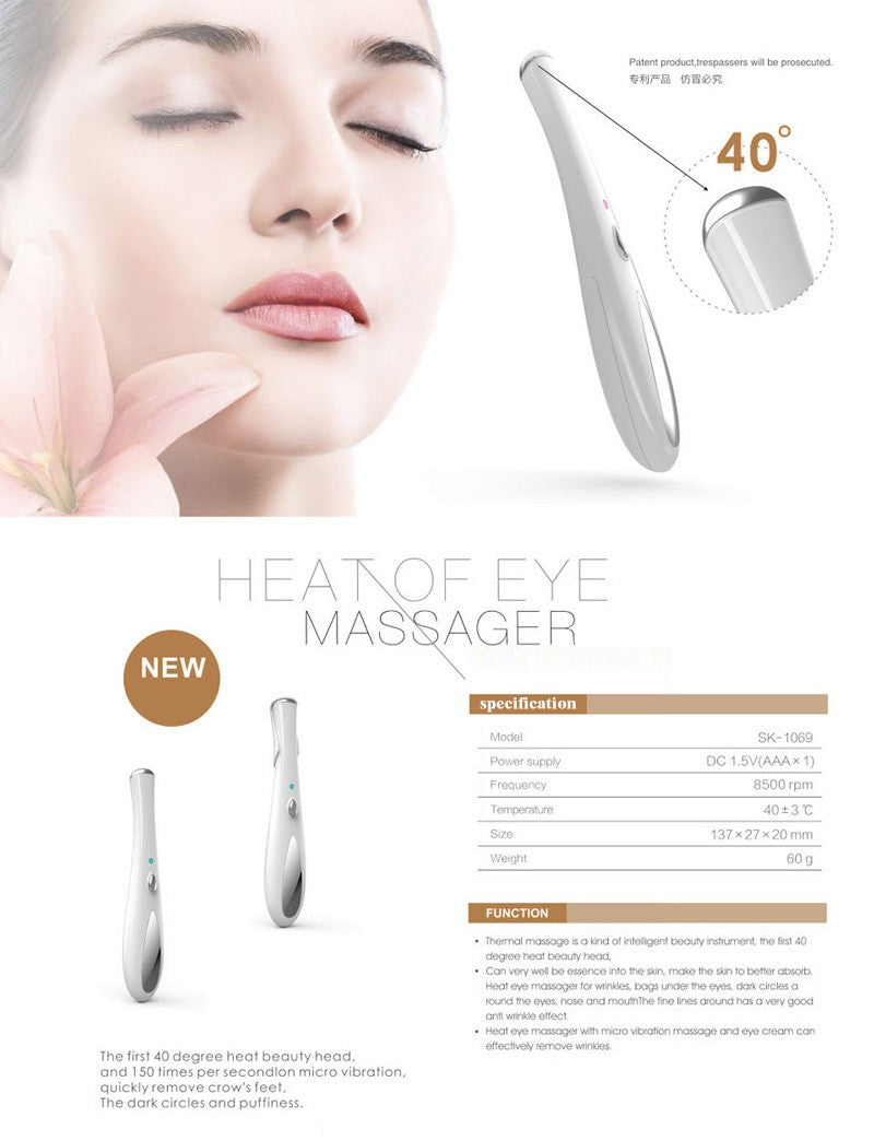 Eye thermal massager