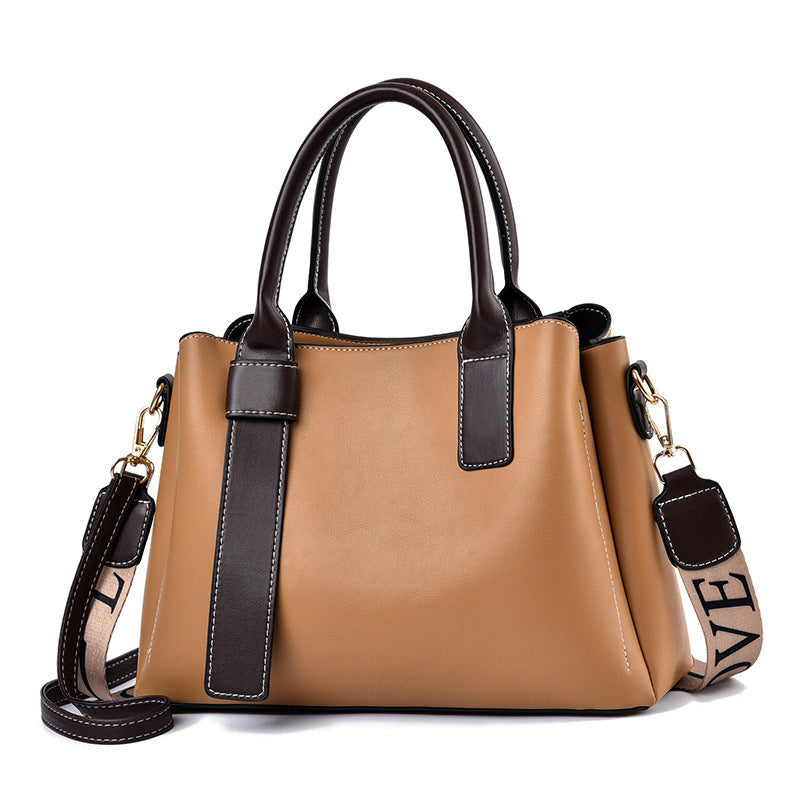 Sac à main pour femme en cuir souple grande capacité, mode tendance, sac bandoulière à une épaule