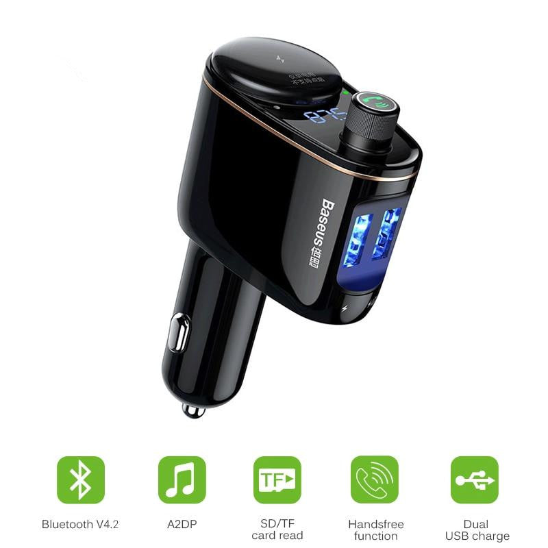 Compatible With Bluetooth FM Transmitter & Car Charger