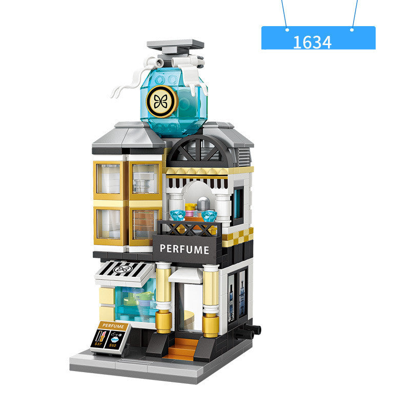 Jouet de maison à assembler miniature de type « Street View »