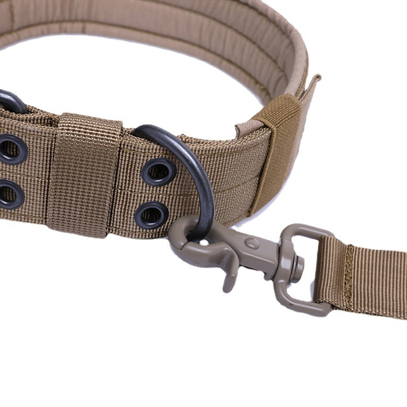Collier en Nylon Tactique pour Chien de Taille Moyenne à Grande