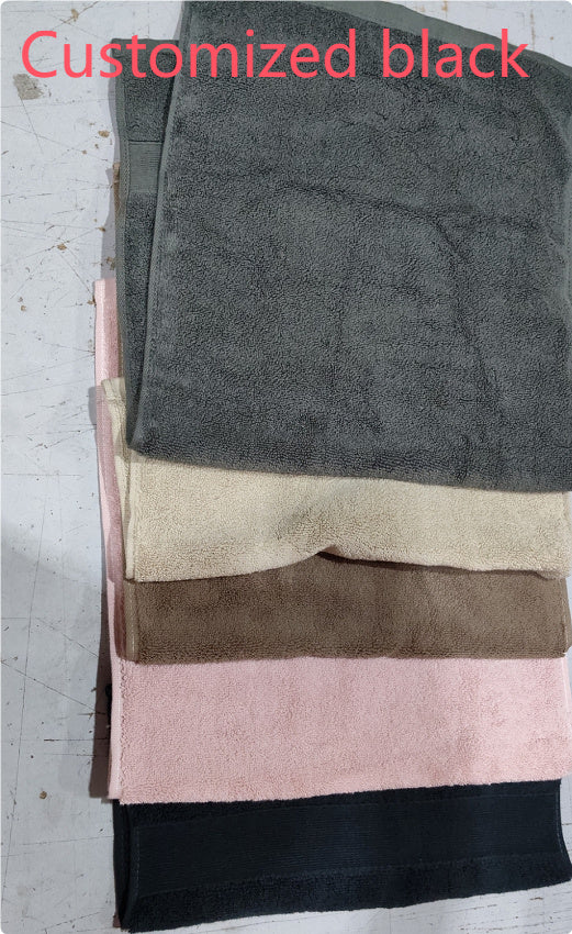 Bath Towel Plain Broken Face Gift Foreign Trade Towel