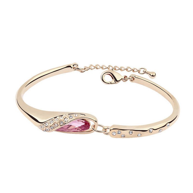 Bracelet en cristal en verre Shijia, chaussures de mode
