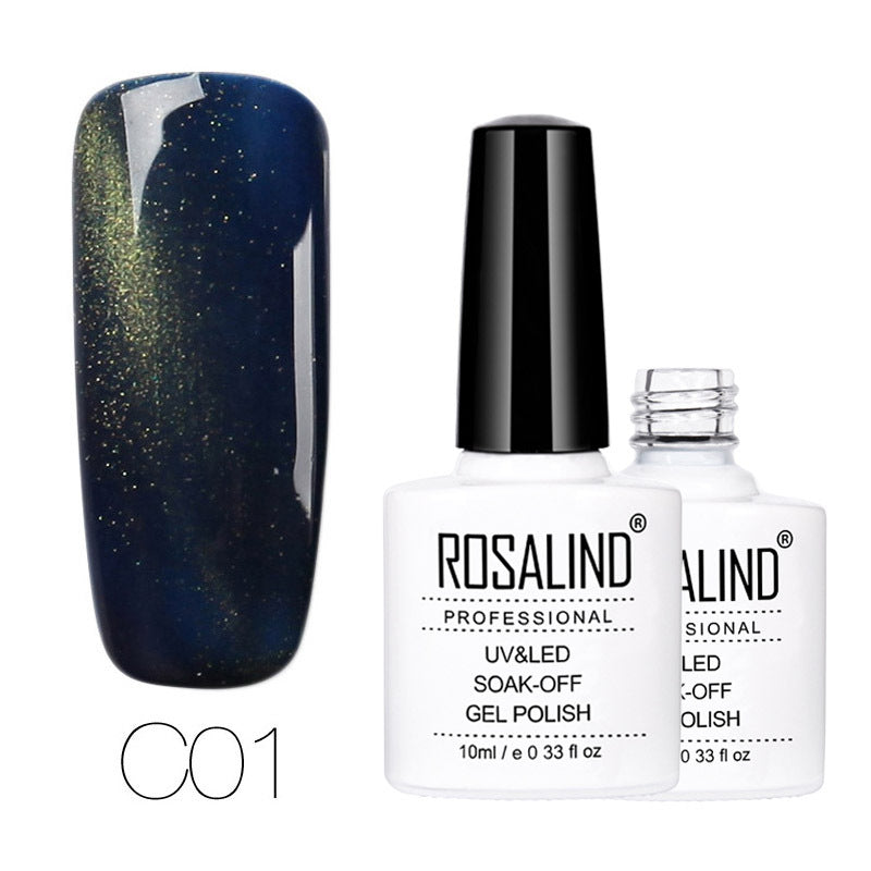 Vernis à ongles gel photothérapie effet œil de chat 30 couleurs