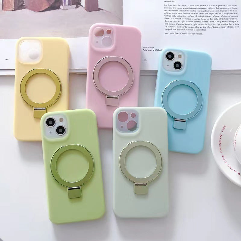 Coque en silicone avec support magnétique pour téléphone