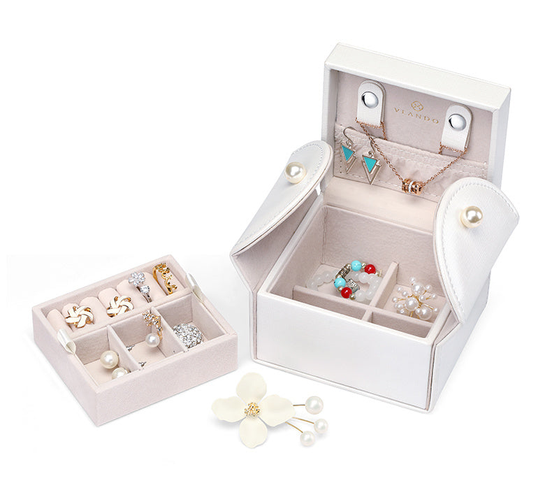Boîte à bijoux boucles d'oreilles boîte de rangement pour boucles d'oreilles