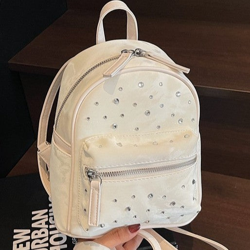 Sac à dos pour femmes en fil de broderie diamant