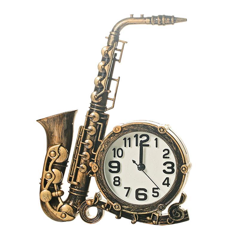 Classical European Style Saxophone Alarm Clock