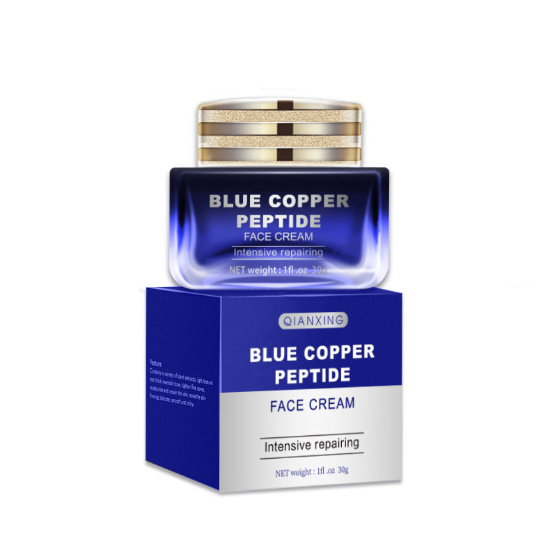 Crème réparatrice hydratante et nourrissante aux peptides de cuivre bleu