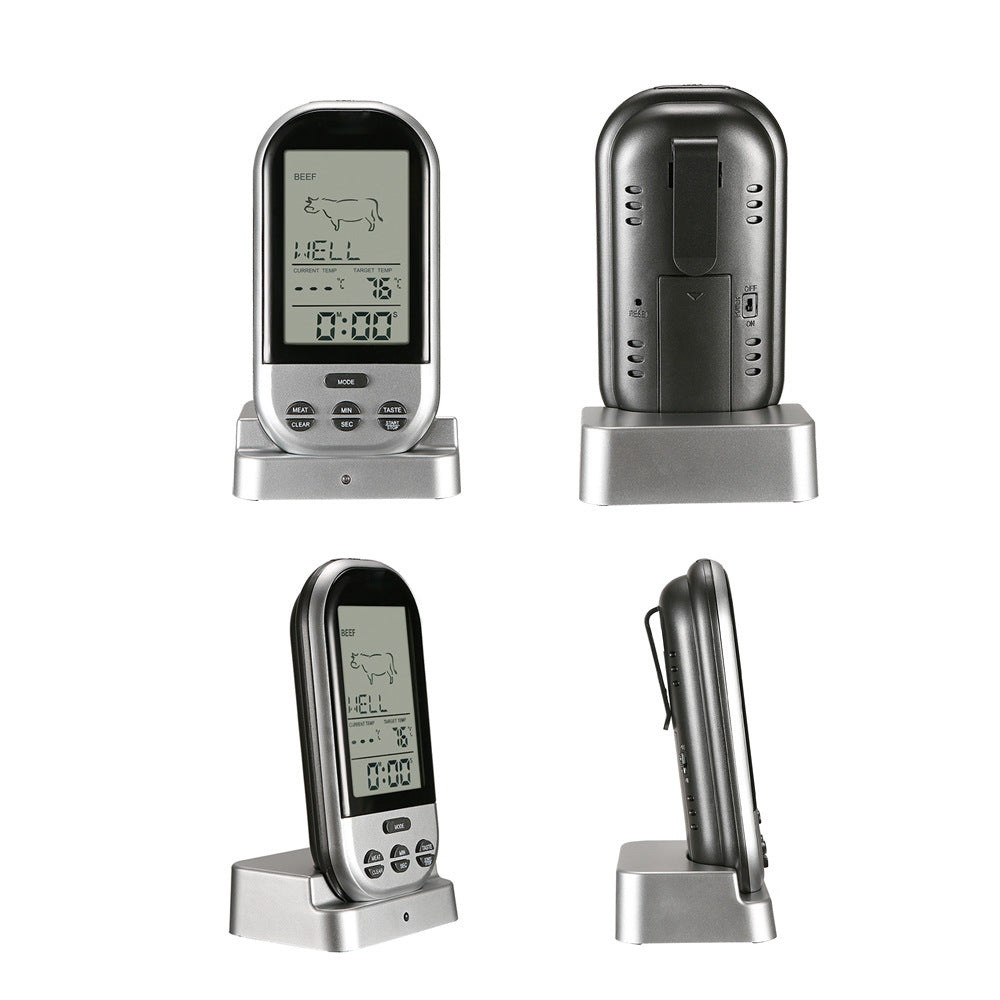 Wireless barbecue thermometer