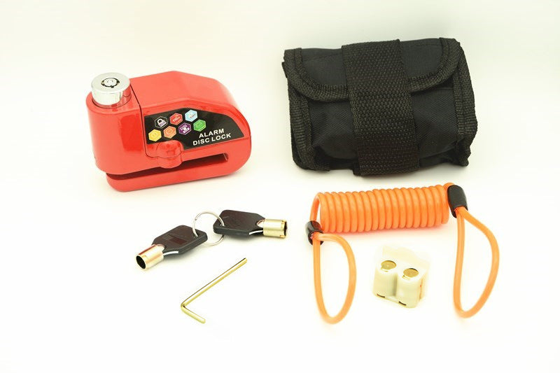 Mountain bike alarm lock