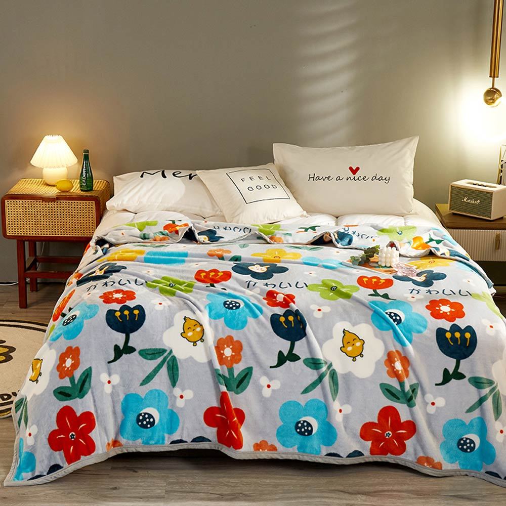 Autumn And Winter Thickened Single And Double Flannel Blanket