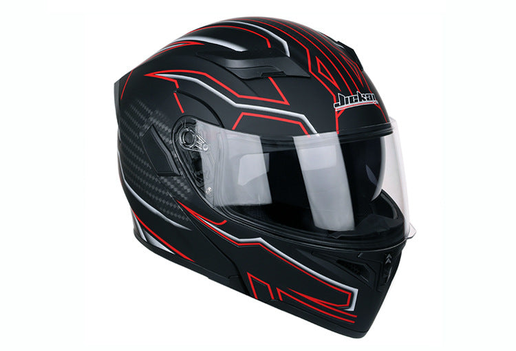 Casque de moto de course