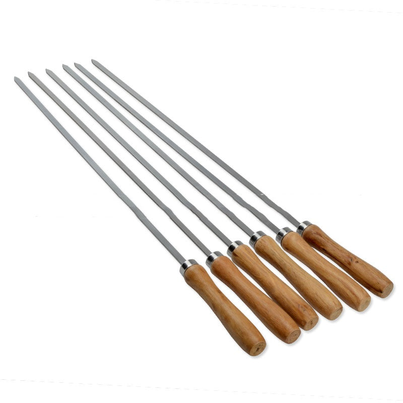 Brochettes de barbecue en acier inoxydable Brochettes de barbecue