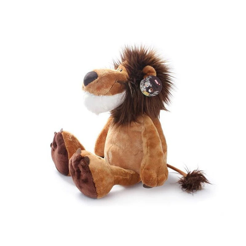 Peluche lion de la jungle