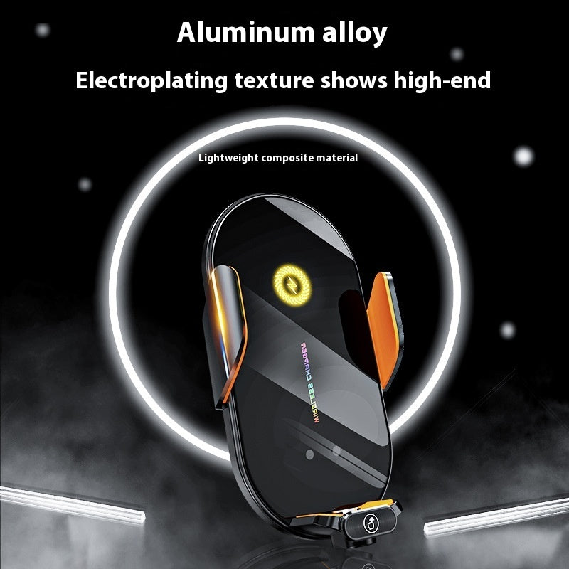 Support de téléphone portable de voiture 66W avec chargeur sans fil et prise électrique sans fil fixe