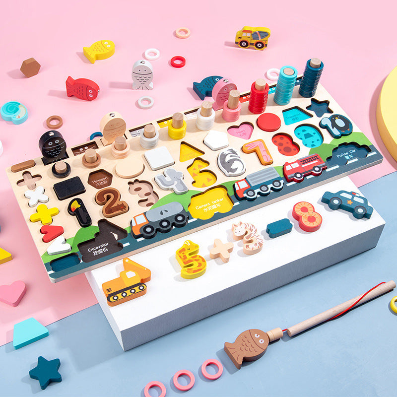 Jouets éducatifs de pêche magnétique