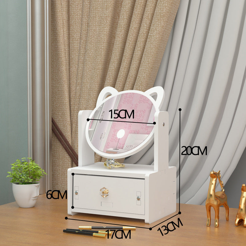 Makeup mirror portable mirror girl net red desktop dressing mirror