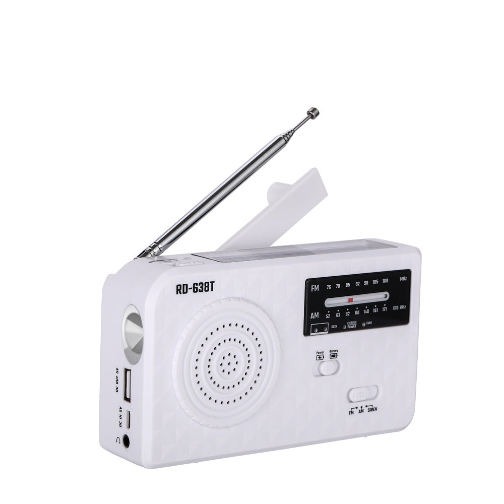 Hand-cranked Radio Solar Multifunctional Mobile Phone Charging