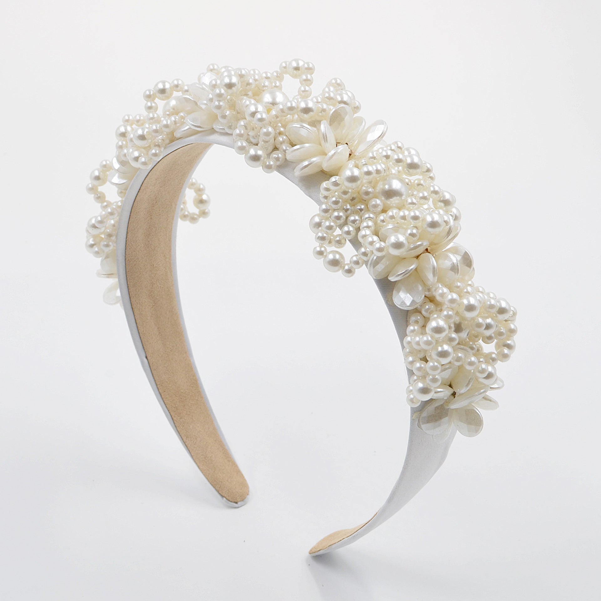 Baroque Rhinestone Pearl Headband