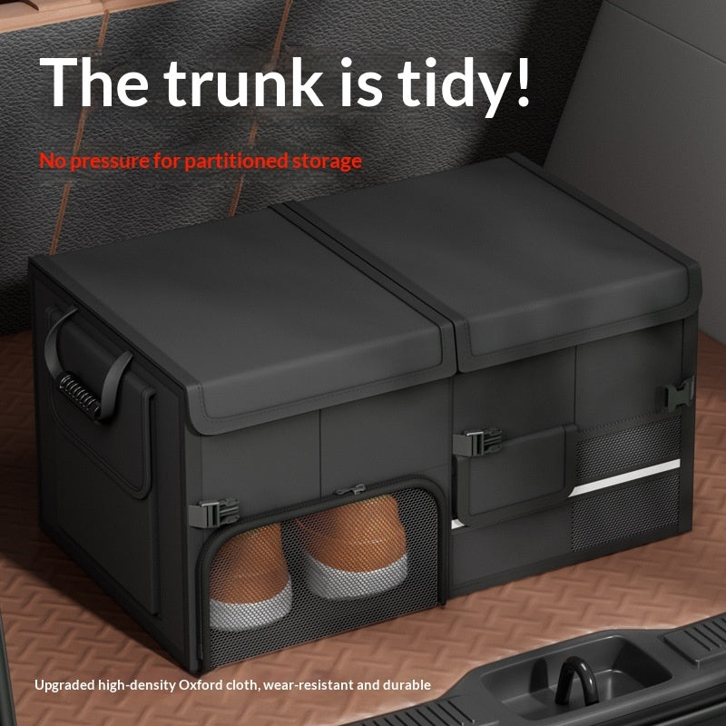 Foldable, Waterproof Storage Box For Car Trunk Compartments