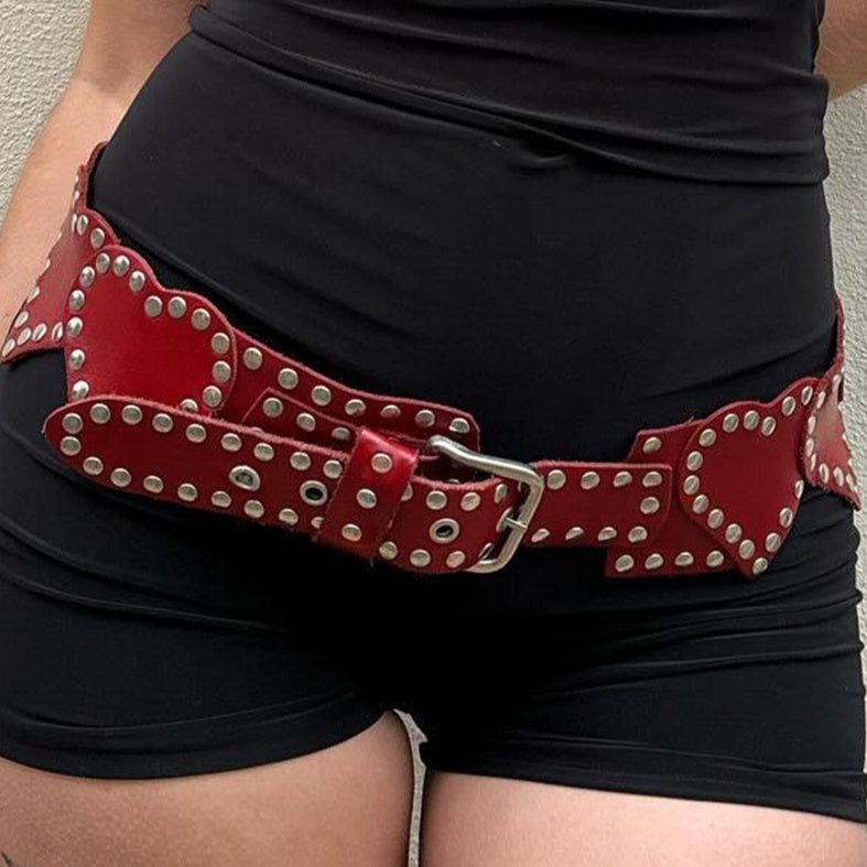 Décoration rétro européenne et américaine à taille élastique et serrée